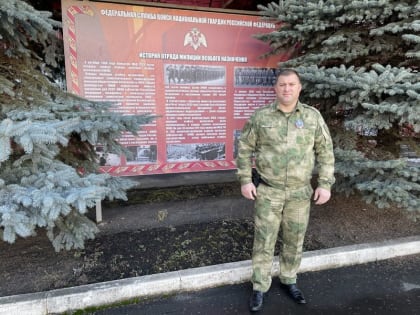 В Ингушетии сотрудник Росгвардии спас человека из горящей машины