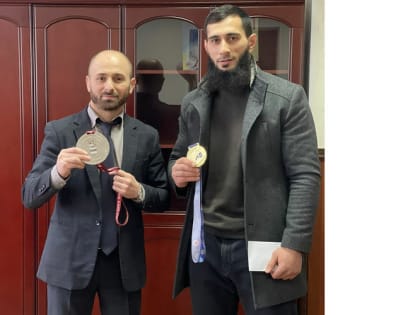 В Минспорта Ингушетии чествовали чемпиона Азии по дзюдо Джафара Костоева
