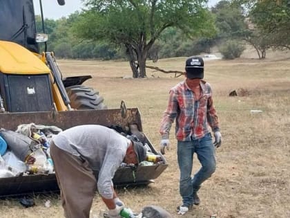 В Ингушетии в селе Нестеровском проведена уборка на берегу Ассы