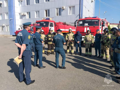 В Ингушетии прошла проверка готовности опорного пункта к тушению крупных пожаров