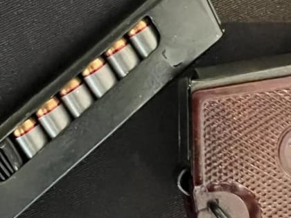 В Экажеве Ингушетии полицейские изъяли пистолет и патроны