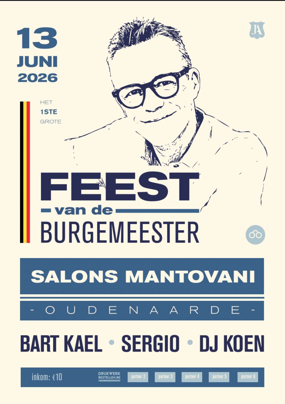 Officiële Affiche - Feest van de Burgemeester 2026