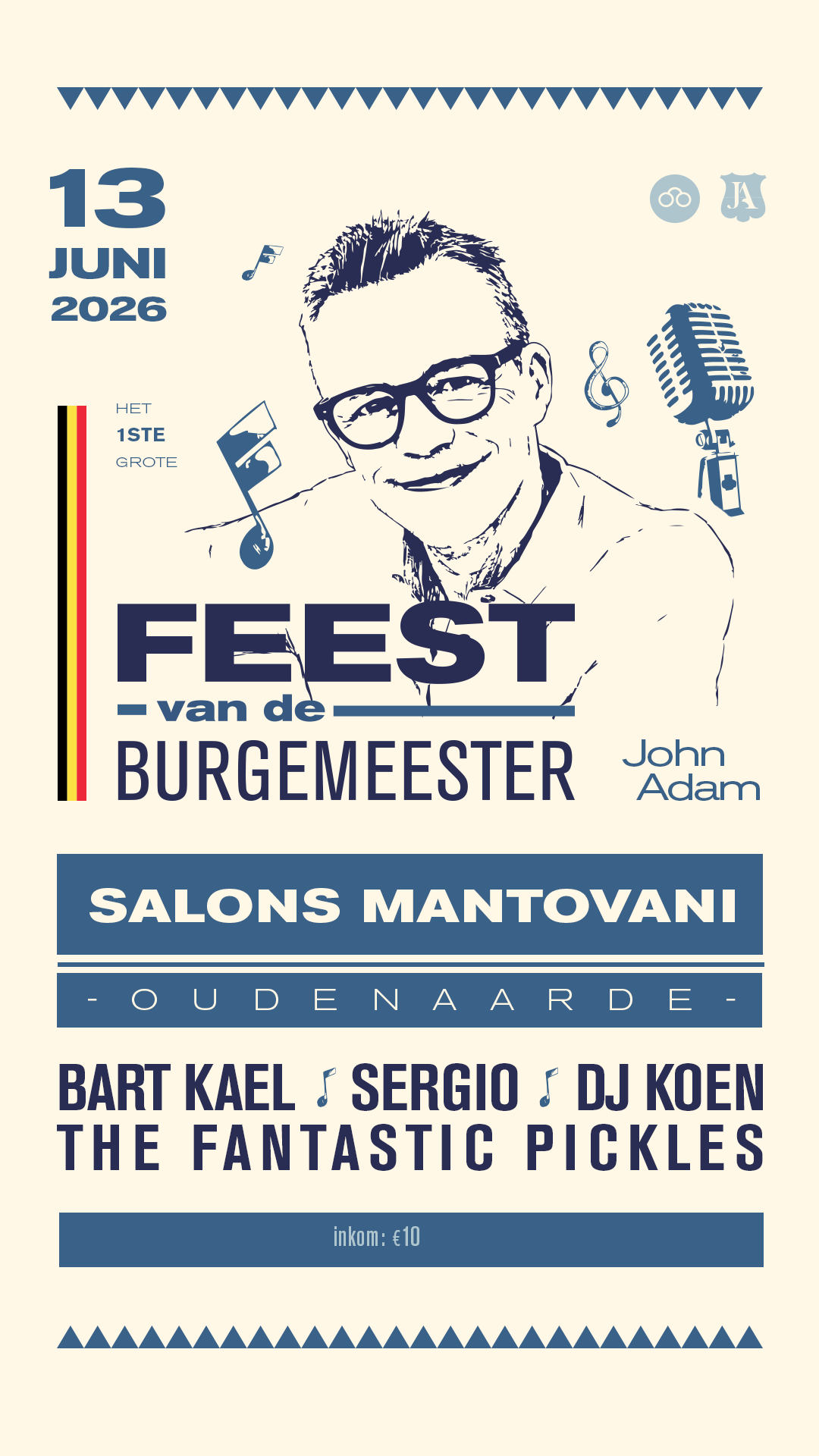 Officiële Affiche - Feest van de Burgemeester 2026