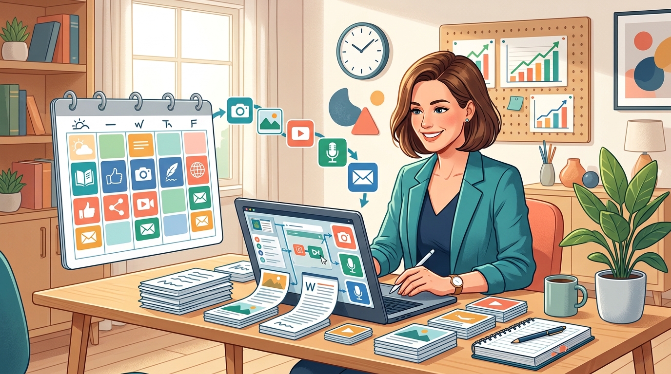 Content Batching for Busy Business Owners: A Smarter Way to Stay Consistent