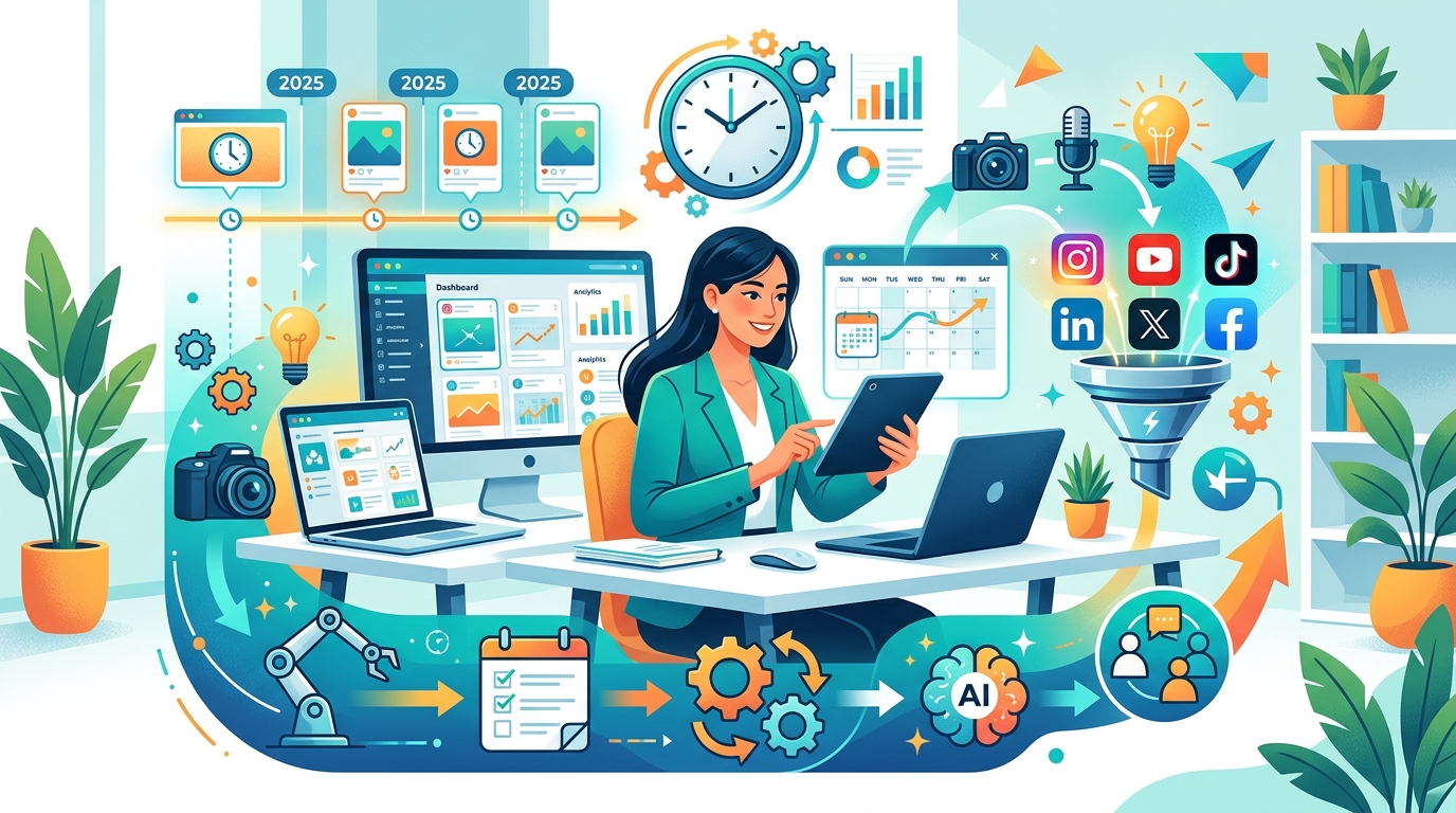 How to Save Time on Social Media Marketing in 2025