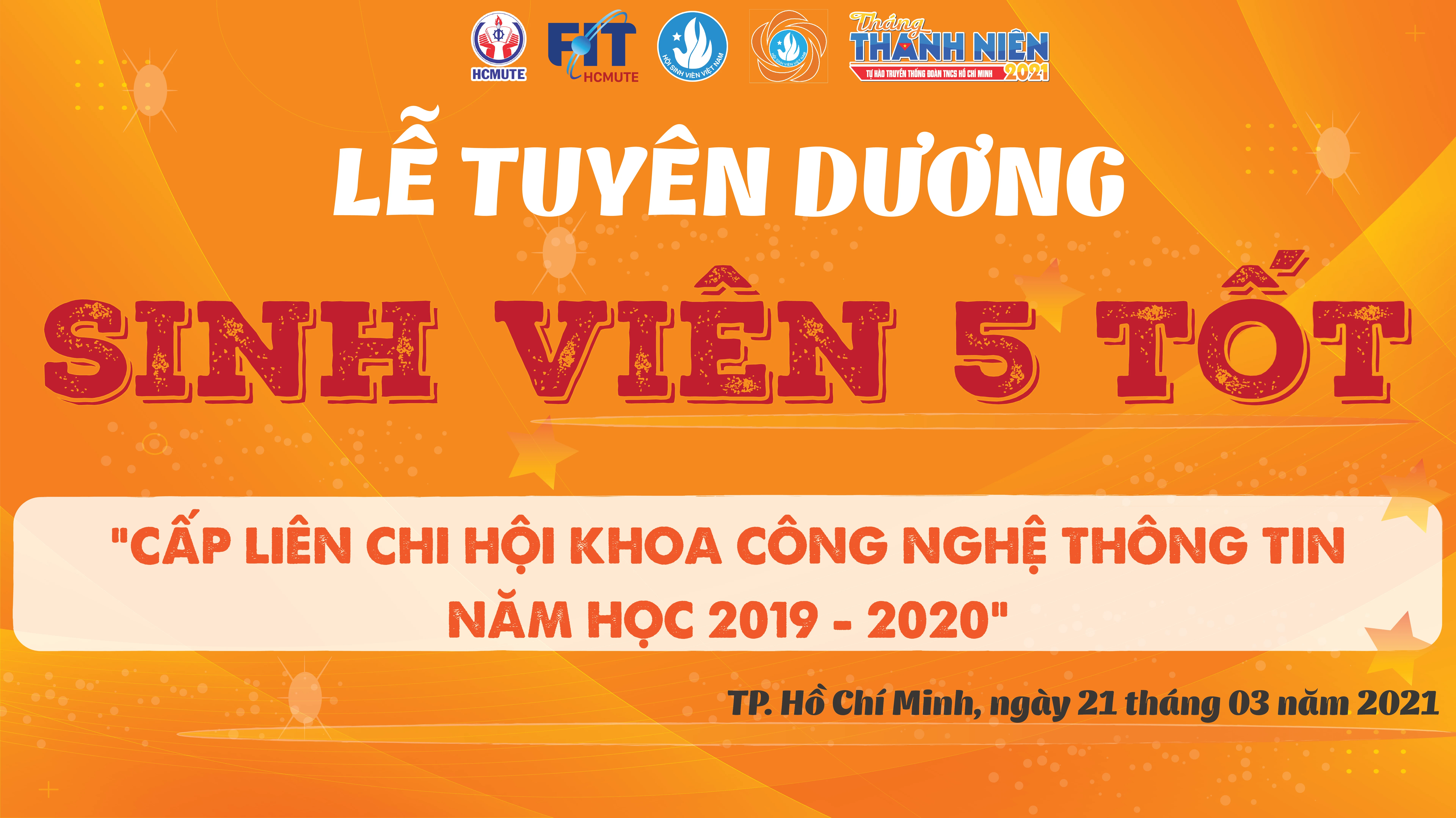 Lễ tuyên dương Sinh viên 5 tốt cấp LCH 2019-2020