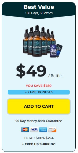 audiovita buy 6 bottles