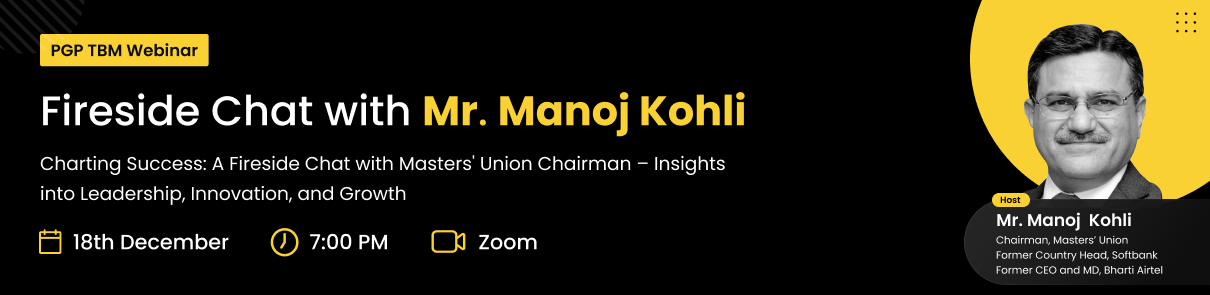 Meet the Masters Union Chairman