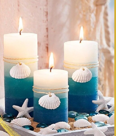 SEA-SHELL CANDLE