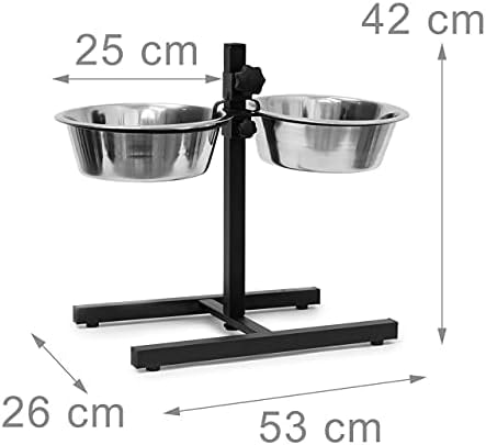 Vue 4 de Relaxdays Gamelles Pour Chiens