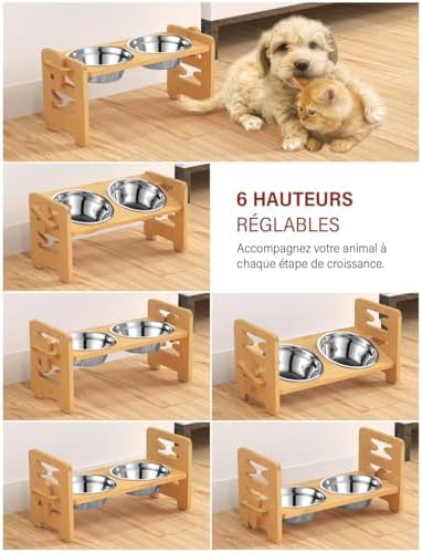 Vue 3 de Vantic Gamelle Chien Surelevee