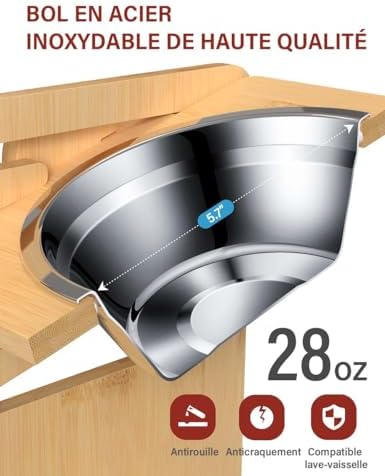 Vue 6 de Vantic Gamelle Chien Surelevee