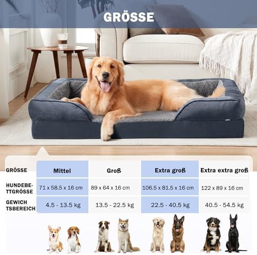 Vue 6 de Joejoy Panier Chien Grande