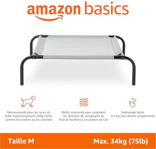Vue 2 de Amazon Basics Chien Lit