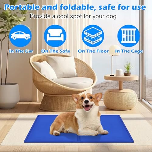 Vue 5 de Cioxsoio Tapis Rafraichissant Chien