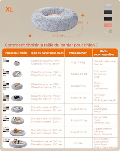 Vue 6 de Feandrea Panier Pour Chien