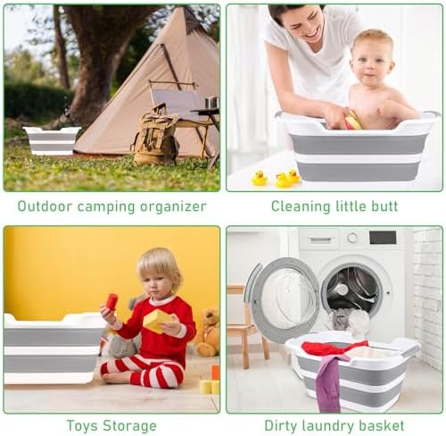 Vue 4 de Ddluck Baignoire Pliable Multifonctionnelle