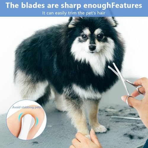 Vue 4 de Adiwo Ciseaux Toilettage Chien