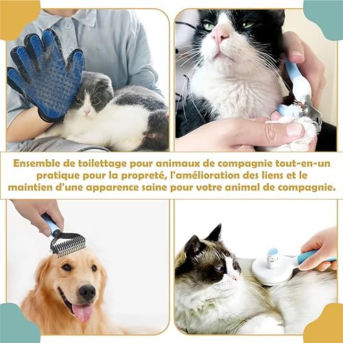 Vue 4 de Pukpu Kit Toilettage Chiens