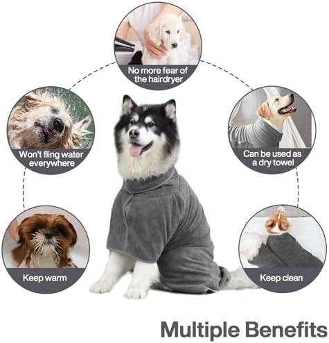 Vue 6 de Guhaool Peignoir En Microfibre