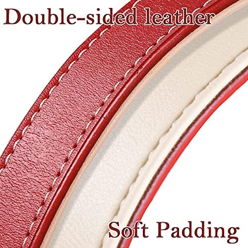 Vue 4 de Collier Reglable En Cuir