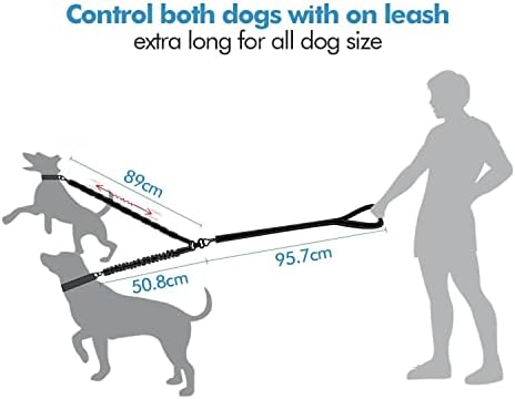 Vue 4 de Edipets Laisse Double Pour