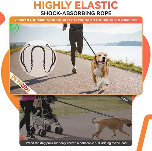 Vue 5 de Petcooz Laisse Canicross Chien