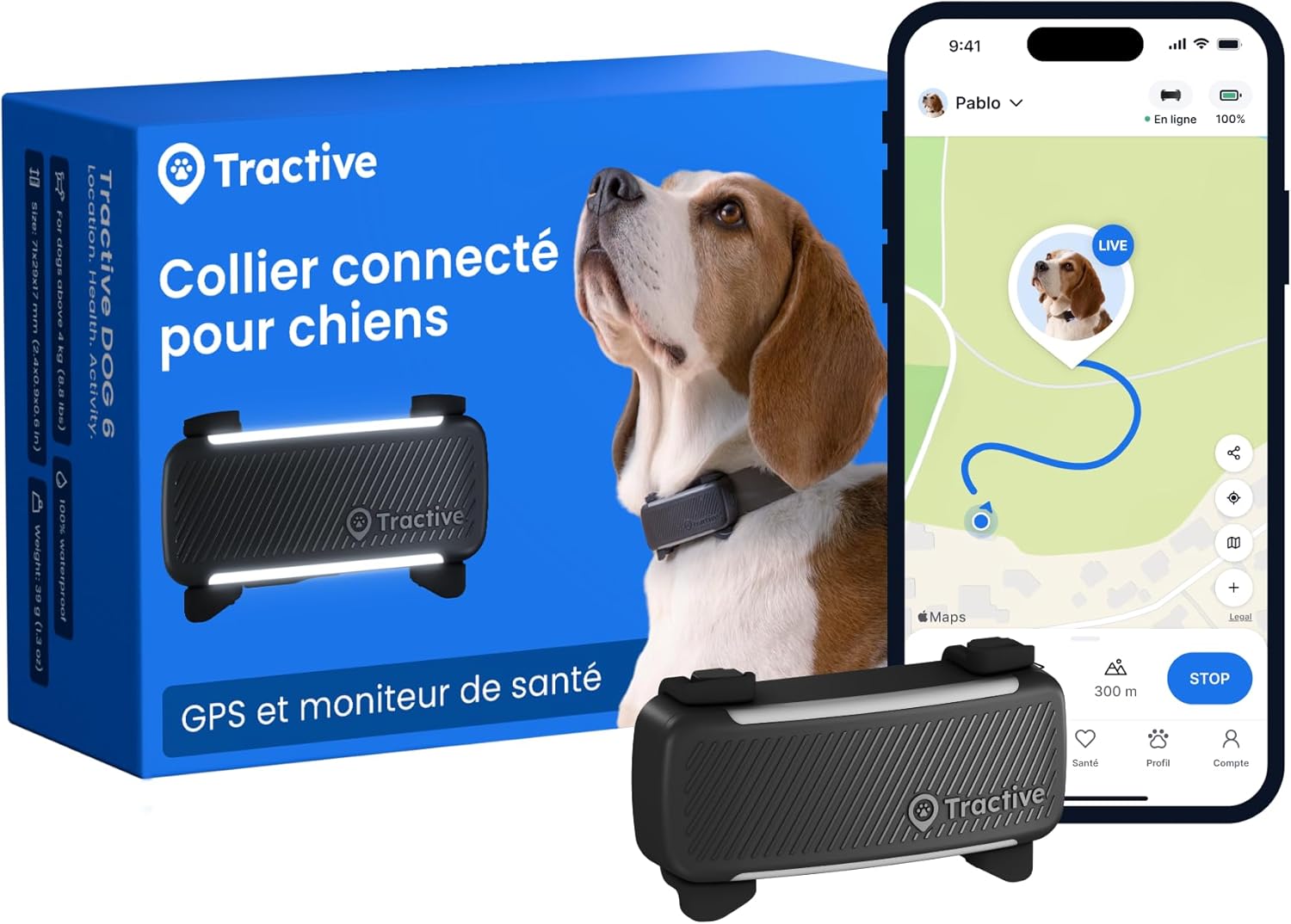 Tractive Collier Gps Pour