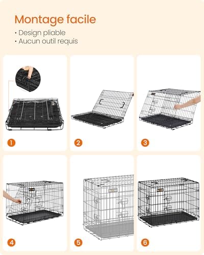 Vue 7 de Feandrea Cage Pour Chien