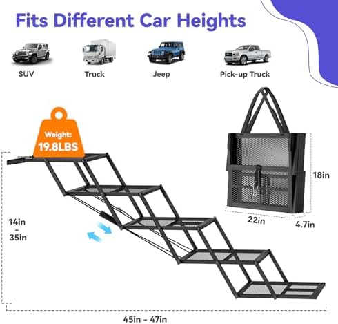 Vue 6 de Escalier Pour Chien Extra
