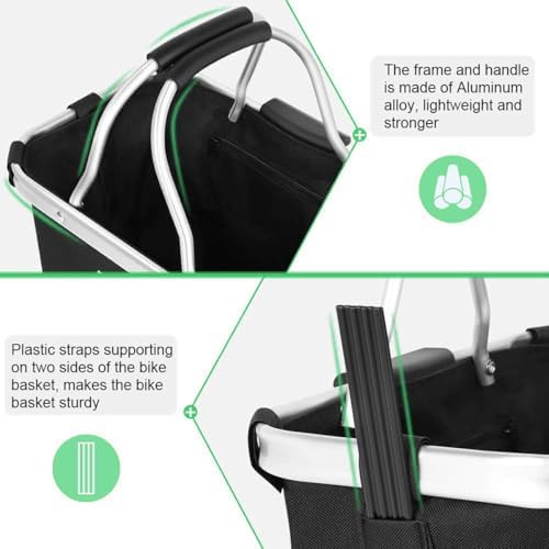 Vue 6 de Auvstar Panier Velo Pliantpanier