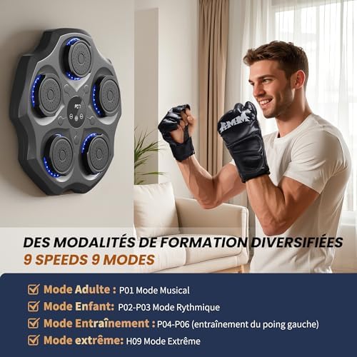 Vue 6 de Machine De Boxe Mural