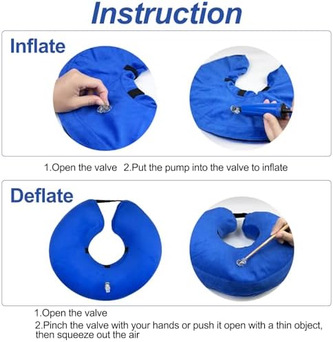 Vue 5 de Lixiluxia Collerette Chien Gonflable