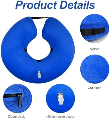 Vue 6 de Lixiluxia Collerette Chien Gonflable