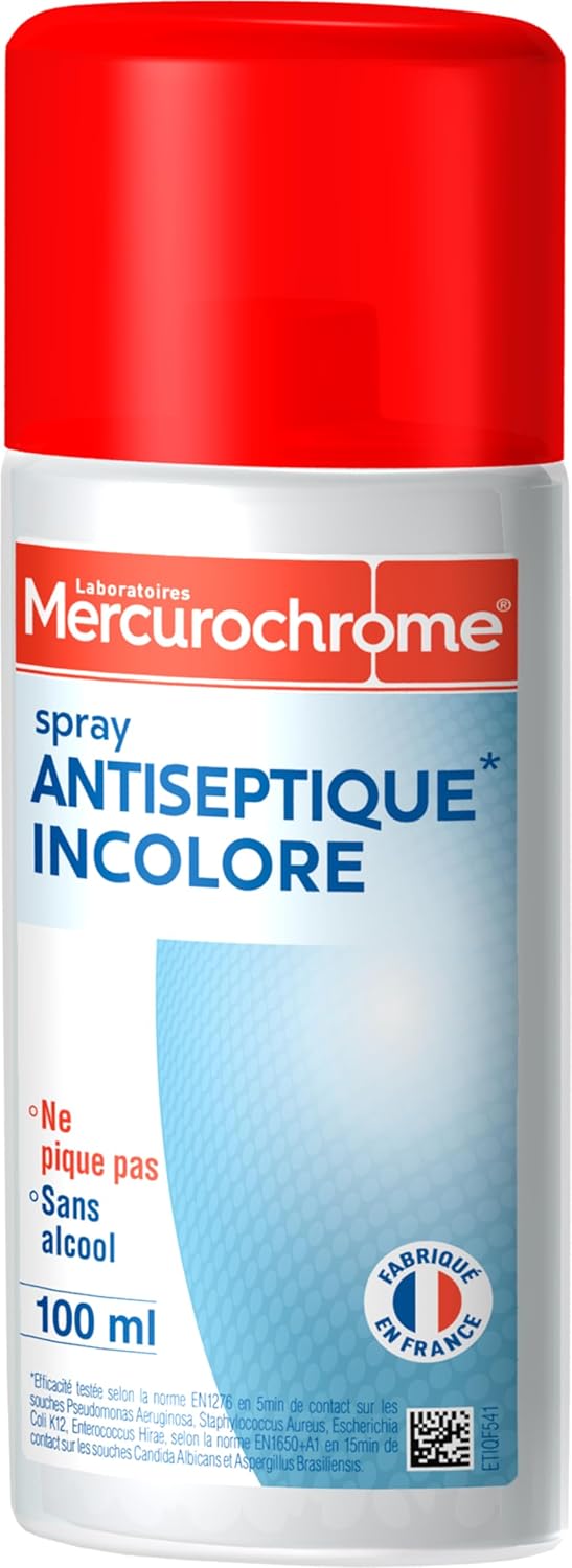 Spray Antiseptique Incolore Mercurochrome