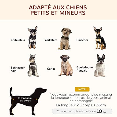 Vue 6 de Pawhut Lit Chien Sureleve