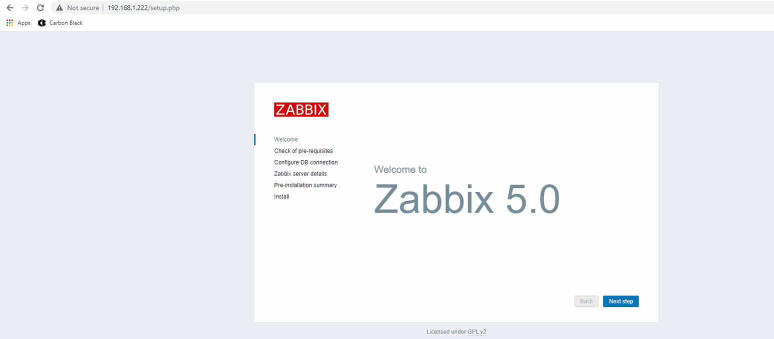 install zabbix on debian