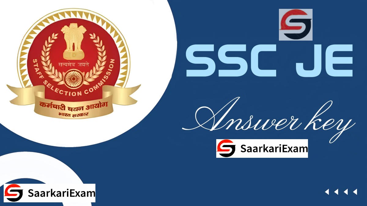 ssc junior engineer anskey image