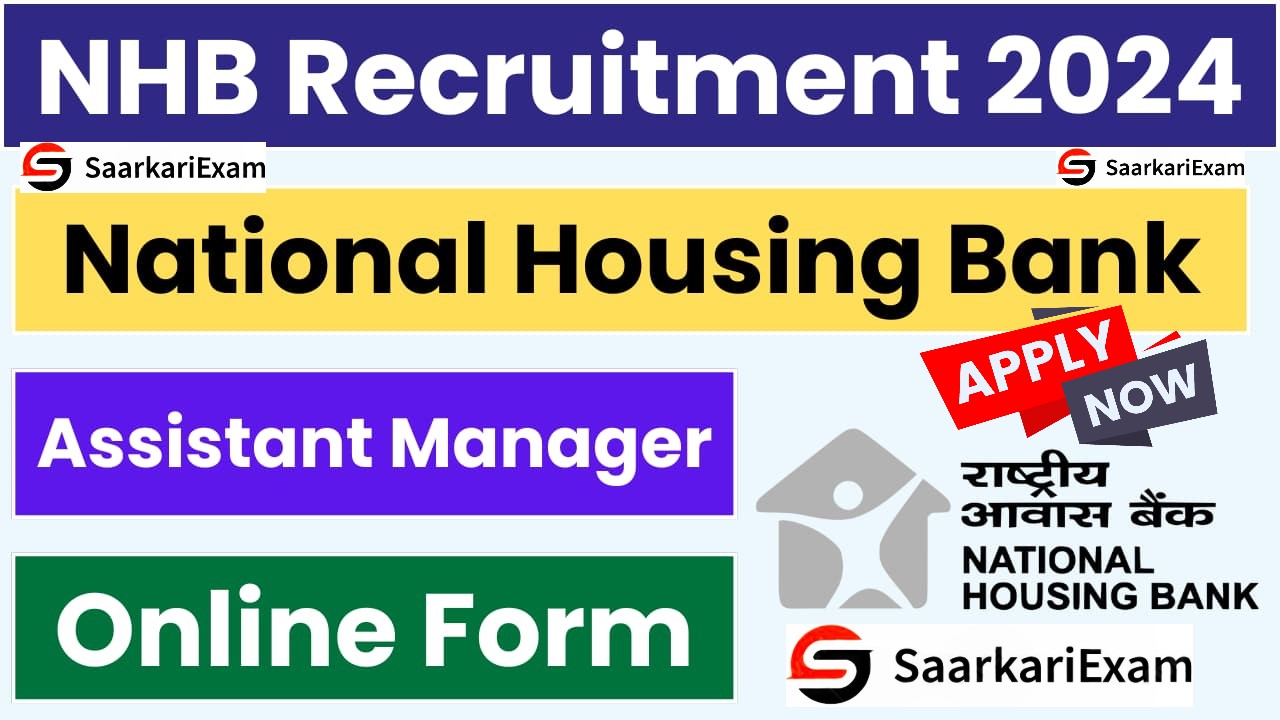 National Housing Bank NHB Various Post Online Form 2024