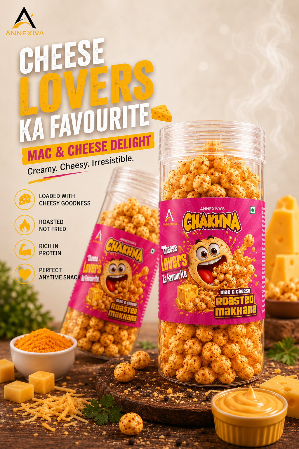 Mac & Cheese Makhana (55g)