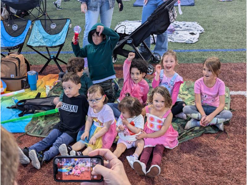 Fireworks with the crew