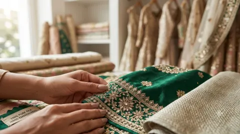 Designer Ethnic Wear Buying Guide: How to Spot Quality Embroidery & Fabric Online