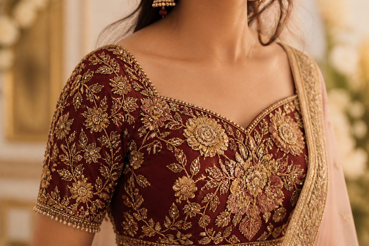 The Rise of Maggam & Aari Work: From Bridal Exclusive to Everyday Festive Blouses