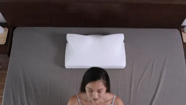 Orthopedic Pillow That Trains Your Neck to Stop Waking Up Stiff