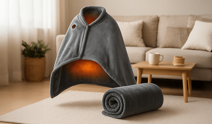 Self-Turning-Off Heating Blanket People Refuse to Sleep Without
