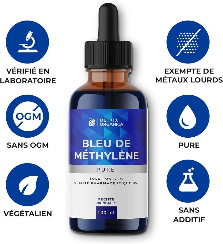Bleu de Méthylène : Meilleur Bleu de Méthylène en France | Teinture Premium 1 %