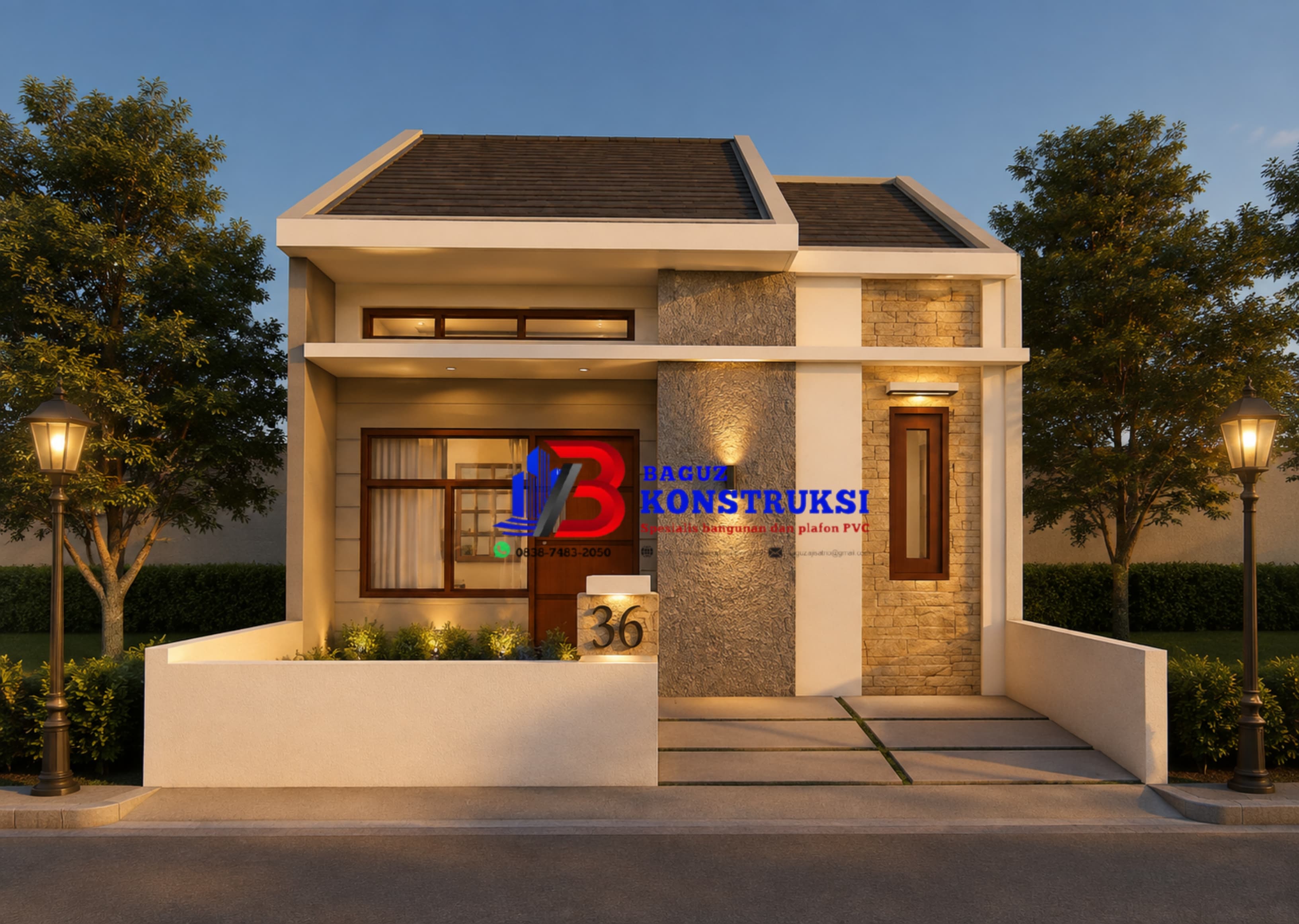 Rumah Elegan Kontemporer - Kontemporer