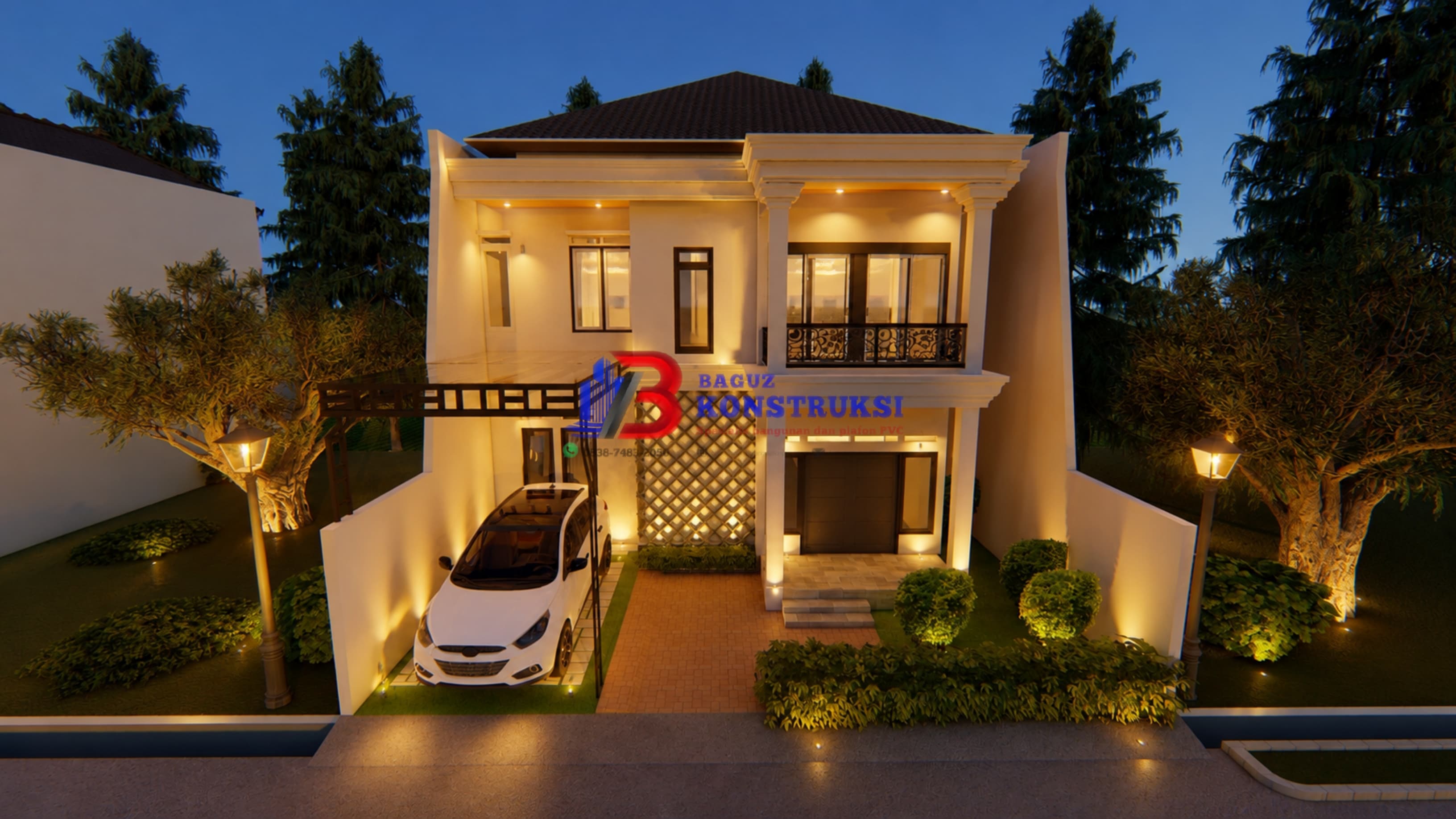 Rumah Tropis Modern - Tropical Modern