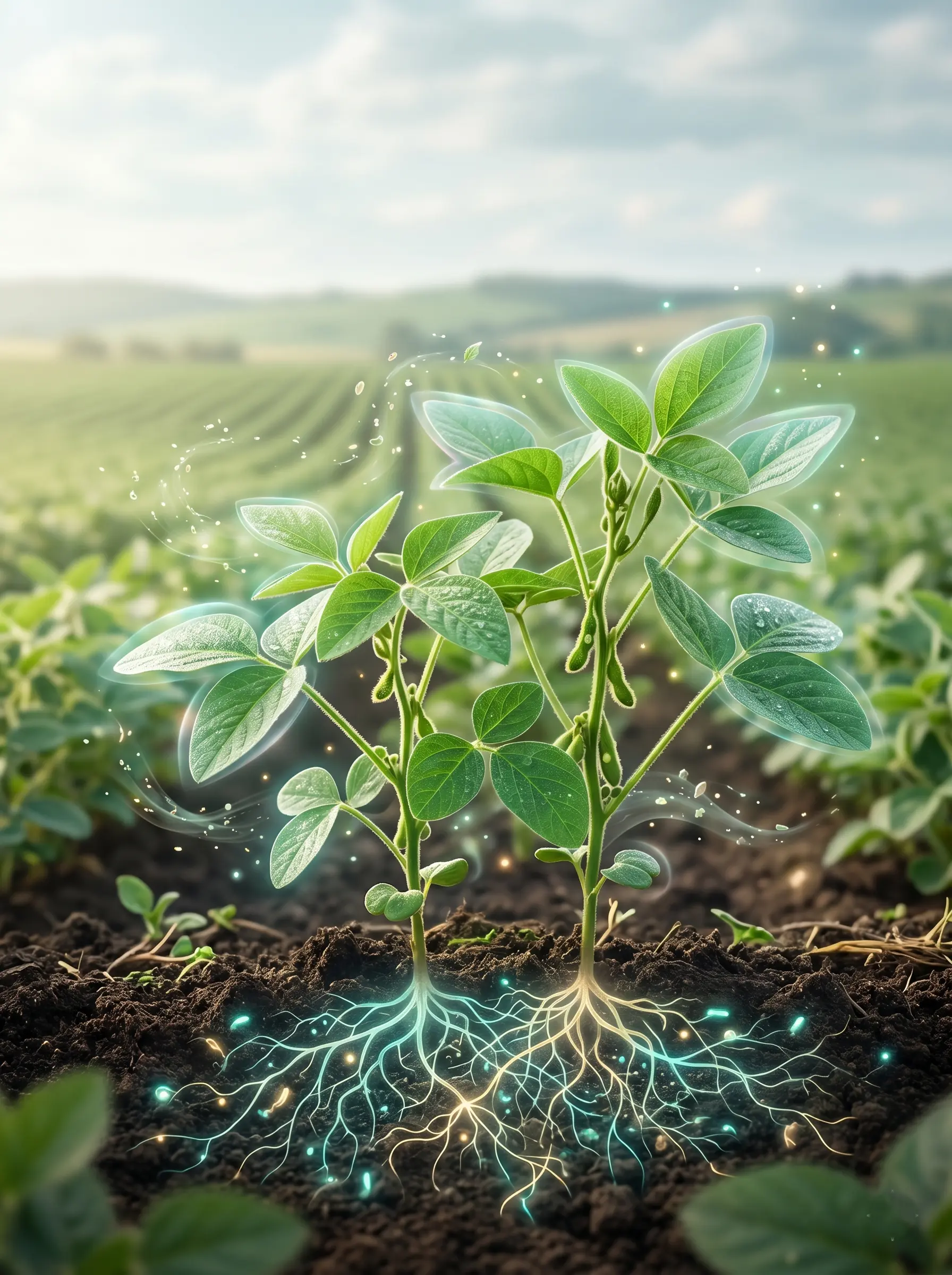 Farmer using GCS Products in Field