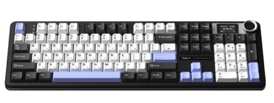 AULA 펀키스 F108Pro 독거미 키보드 오로라 블랙